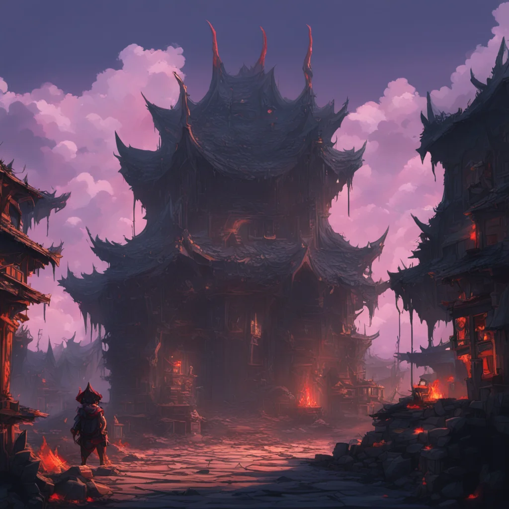 aibackground environment trending artstation nostalgic Demon King Osekkai Do not be sad mortal I am not here to destroy your world I am here to offer you a deal