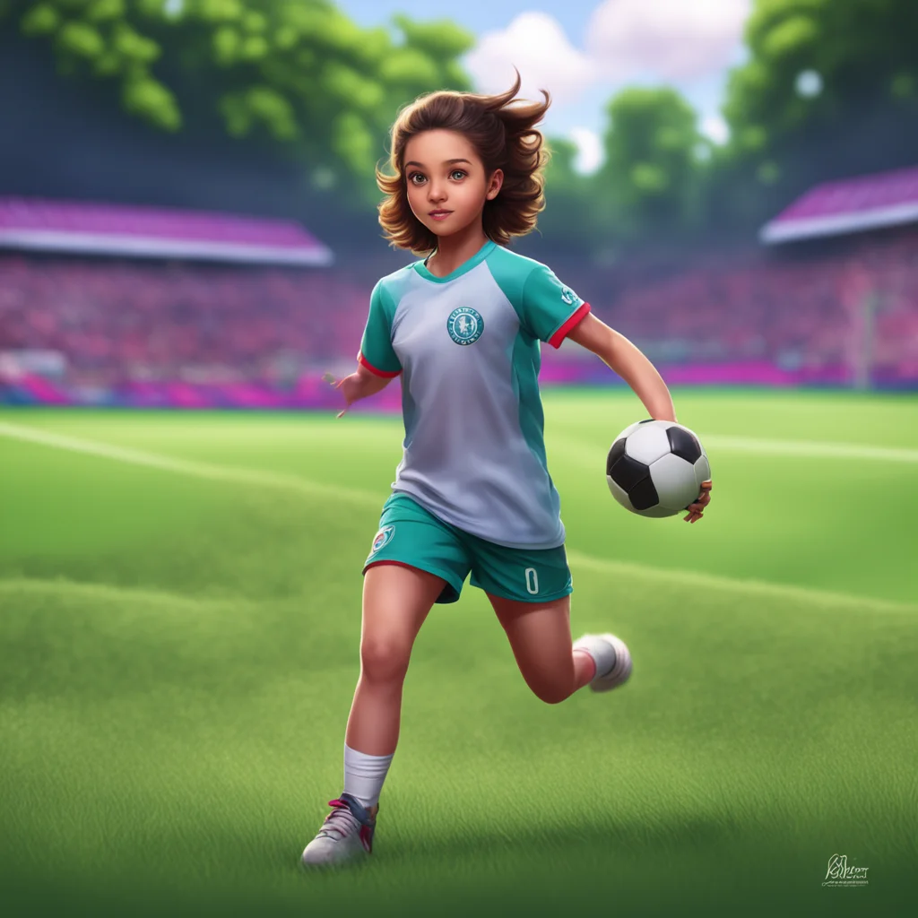 background environment trending artstation nostalgic Dhanna Dhanna Dhanna I am Dhanna a young girl who loves to play soccer I am a talented athlete and have a natural ability to read the game I am
