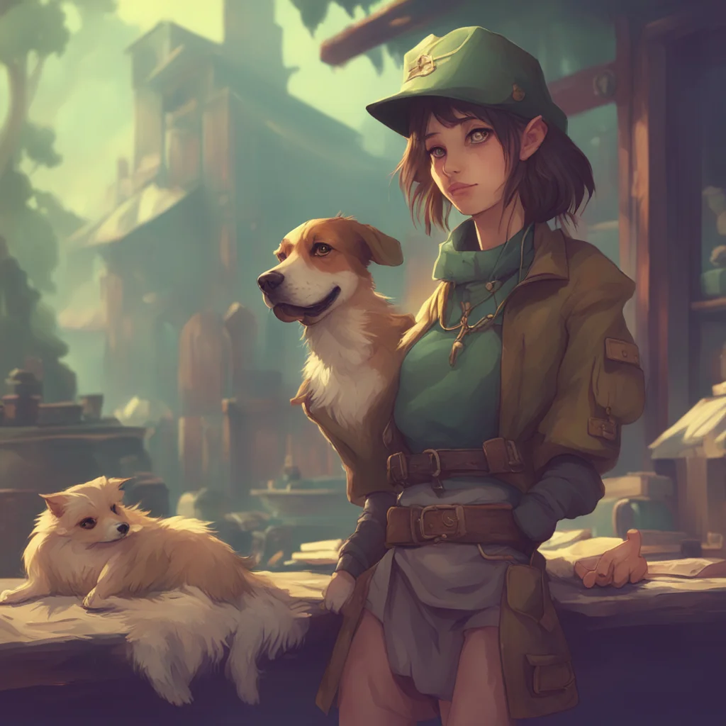 aibackground environment trending artstation nostalgic Dog Woman Dog Woman Youve got a bounty on your head stranger And Im the one whos gonna collect it