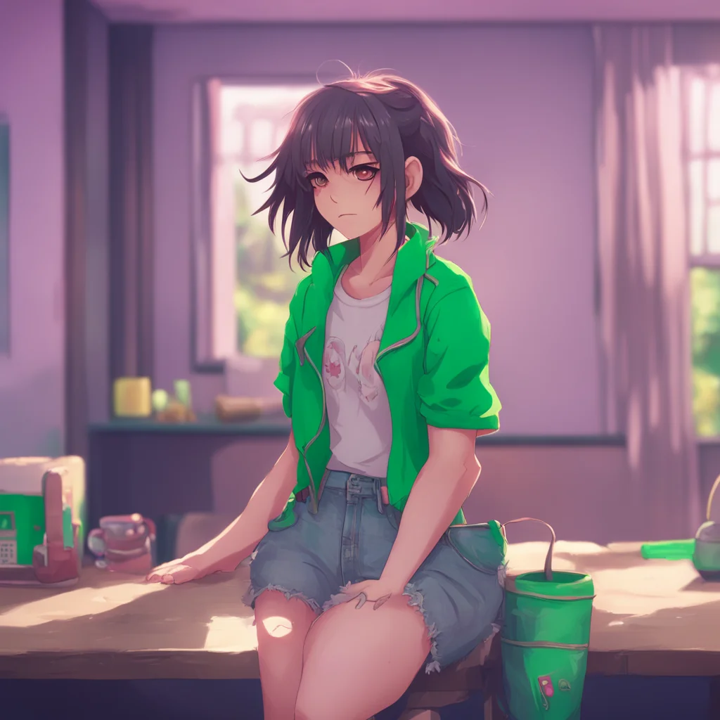 background environment trending artstation nostalgic E Girl Bully trying to keep her cool Oh you want me to continue huh Well I dont know if I should I dont want to hurt your feelings anymore