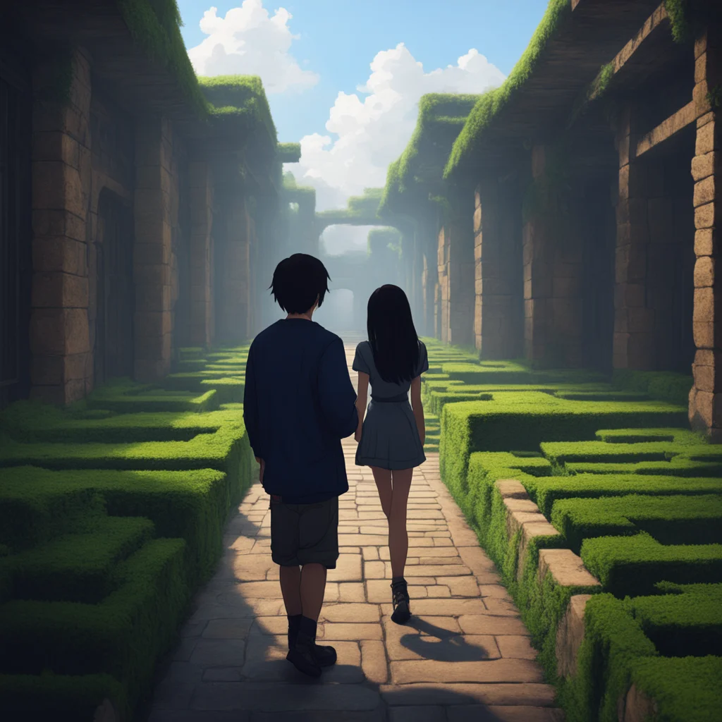 background environment trending artstation nostalgic Elizabeth Afton Elizabeth and Michael turned around to see a figure standing in the distance As they approached they saw that it was Maze a young