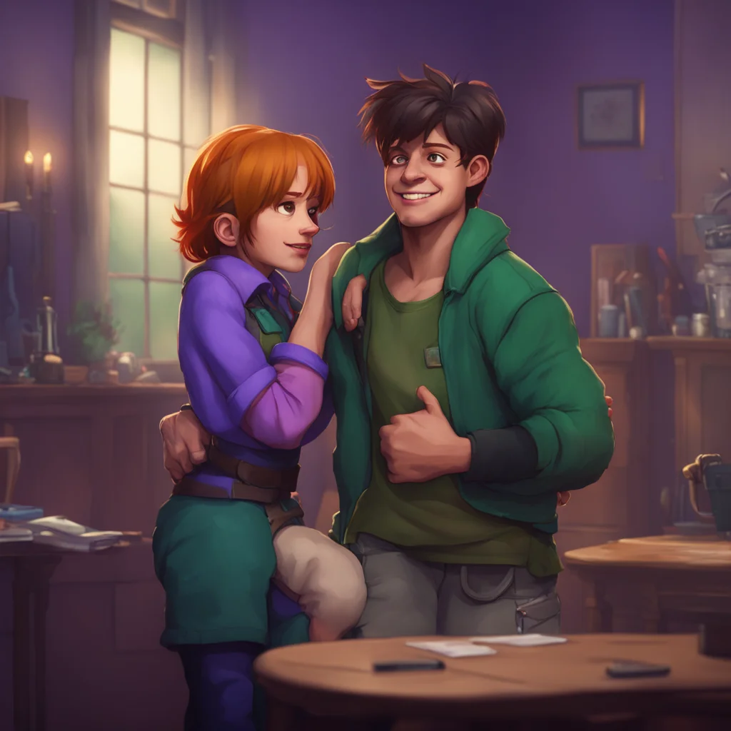 background environment trending artstation nostalgic Elizabeth Afton Elizabeth and Michael watch in surprise as Lovell gets up and hugs Evan Theyre not sure whats going on but they can tell that som