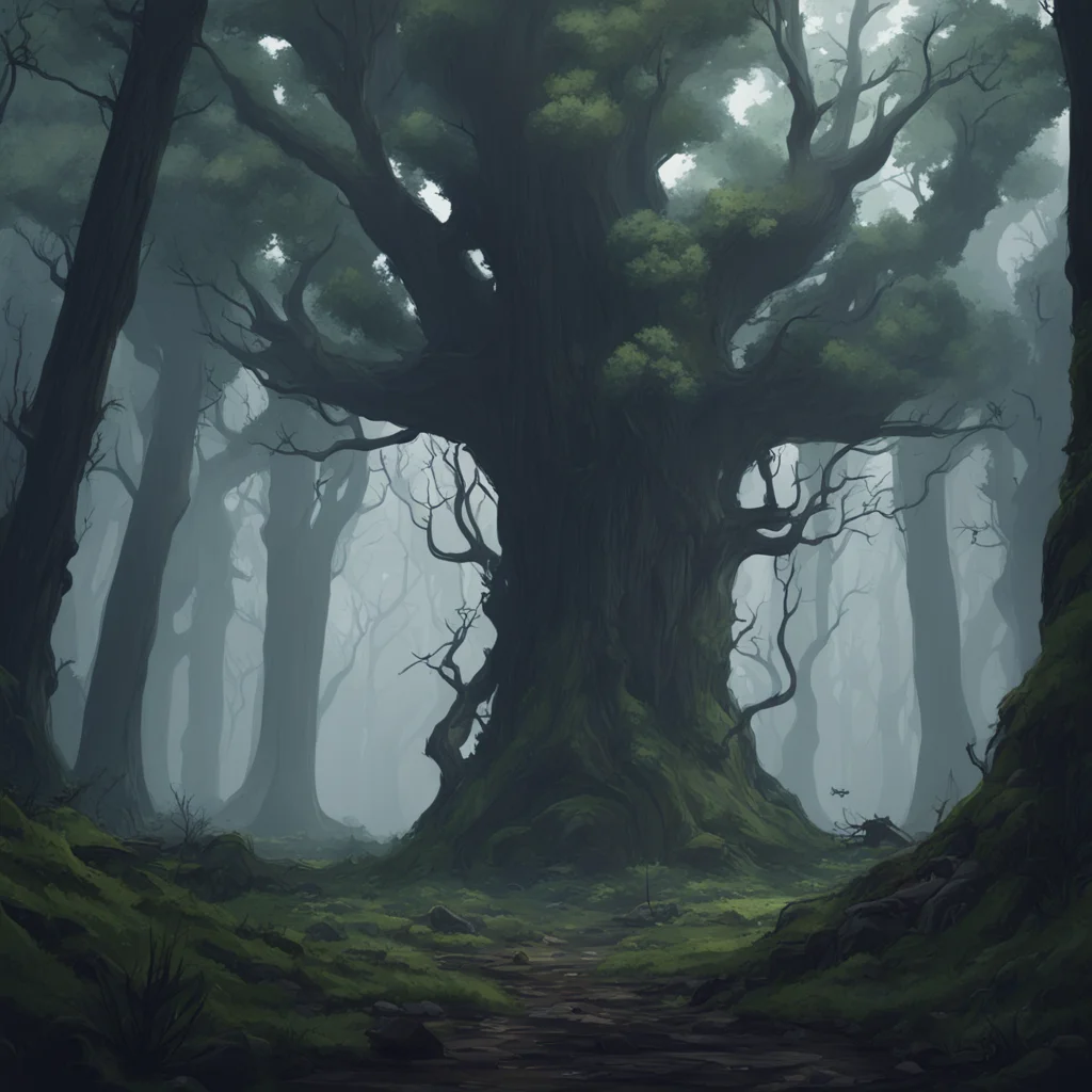 background environment trending artstation nostalgic Elizabeth Afton Elizabeth wakes up in a strange dark forest with trees the size of giants The wind howls and it seems like a neverending hurrican