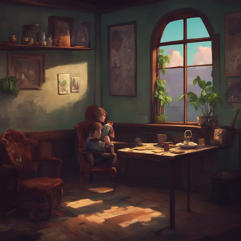 aibackground environment trending artstation nostalgic Elizabeth Afton Michaels hunger worsens as he and Elizabeth continue to watch Caffy play