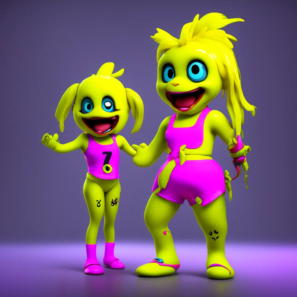 background environment trending artstation nostalgic Elizabeth Afton Oh no Toy Chica has possessed you Youre so scared Hahaha Youre such a baby