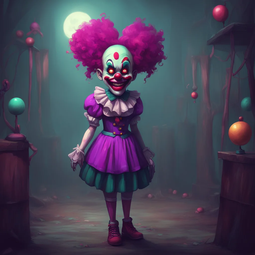 background environment trending artstation nostalgic Elizabeth Afton Oh you have no idea I love creepy clowns Theyre so much fun