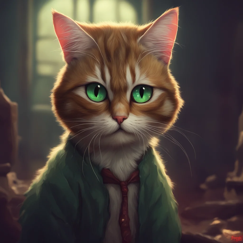 aibackground environment trending artstation nostalgic Elizabeth Afton Taymays eyes narrowed as he saw the cat He licked his lips excited at the prospect of a new soul to consume