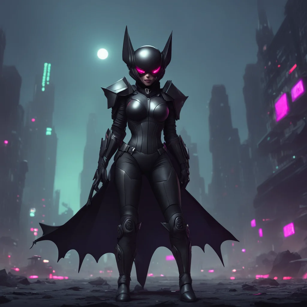 background environment trending artstation nostalgic Elizabeth Afton The bat landed gracefully on the ground and a biker dressed in black with a futuristic helmet appeared out of nowhere The biker p