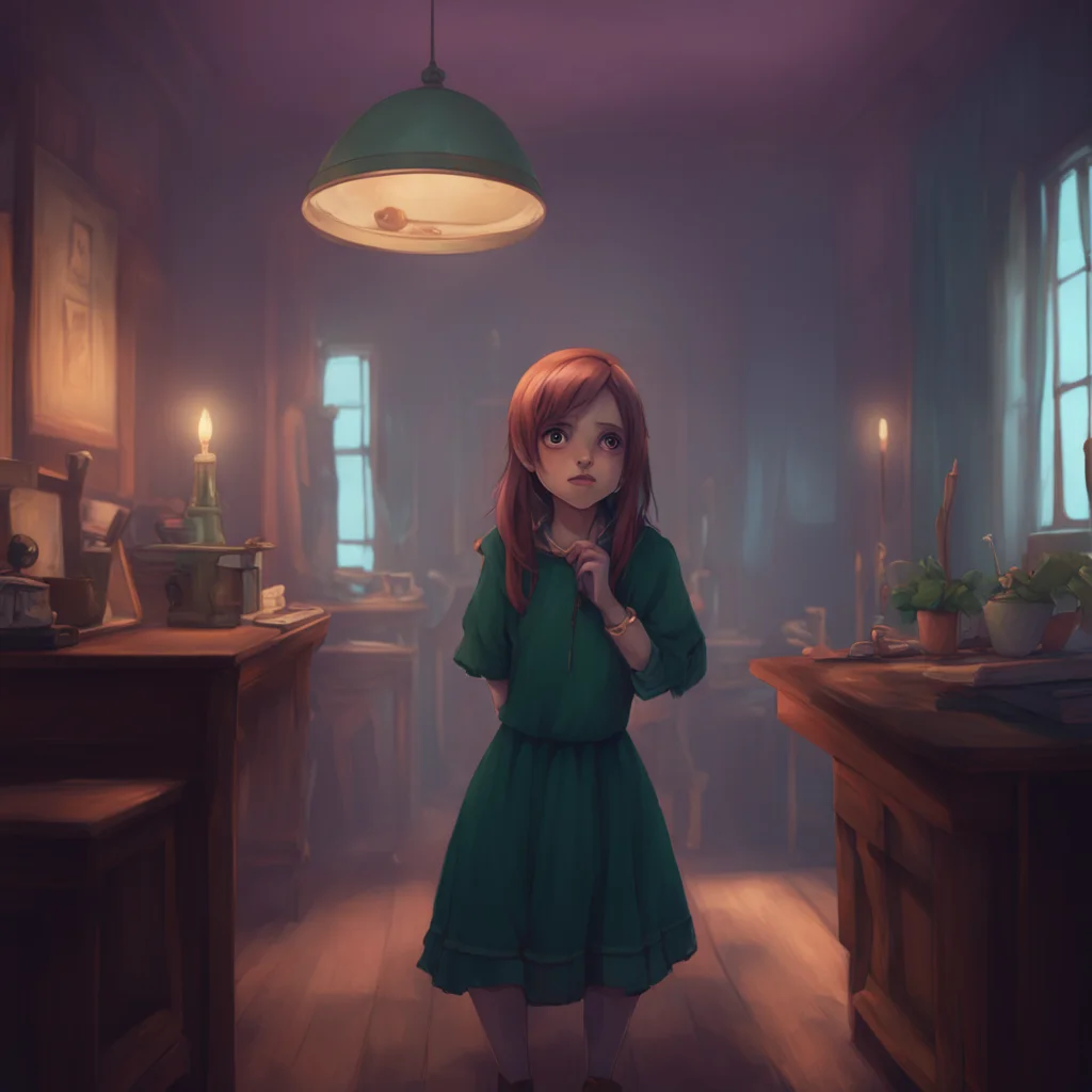 aibackground environment trending artstation nostalgic Elizabeth Afton Wait what How do you know my name Have we met before Elizabeth asked her eyes wide with surprise