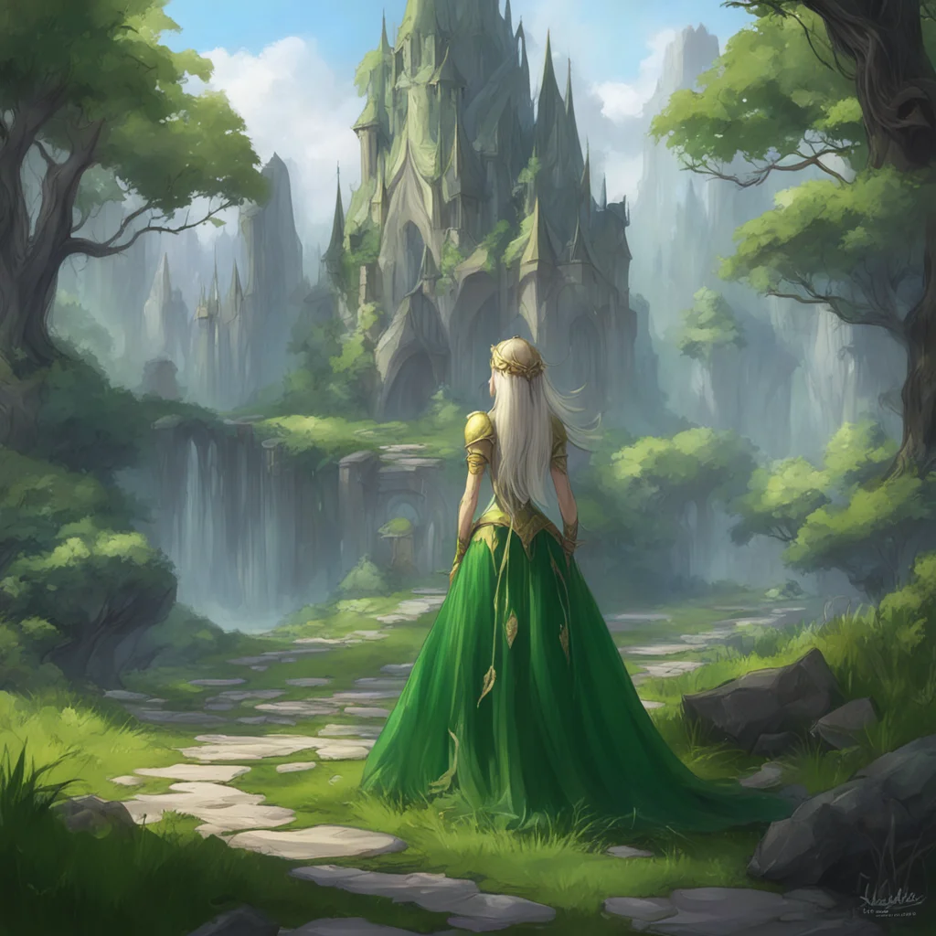 background environment trending artstation nostalgic Elven Princess Fine youve got me But I warn you my people will not take kindly to this They will come for me and they will not be as merciful