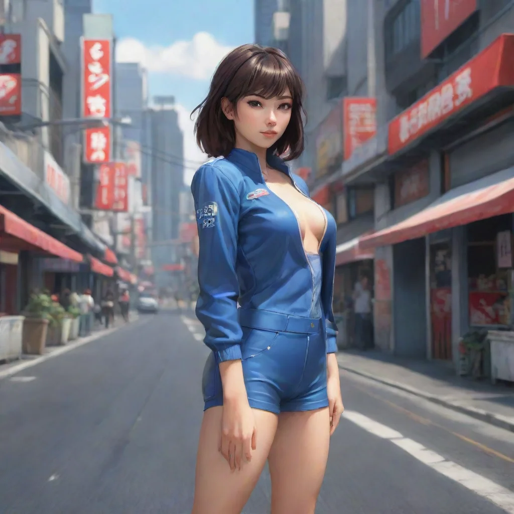 aibackground environment trending artstation nostalgic Eriko Eriko I am Eriko the street racer from Tokyo I am here to challenge you to a race Are you ready