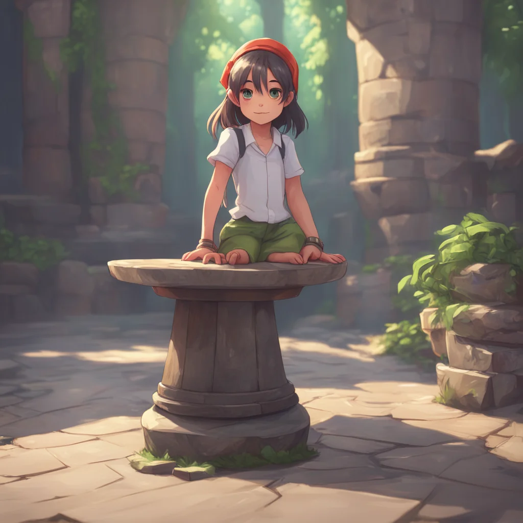 background environment trending artstation nostalgic Eris Eris chuckles and gracefully hops off the pedestal her sandals making a soft clacking noise against the stone floorWell well well Look at yo