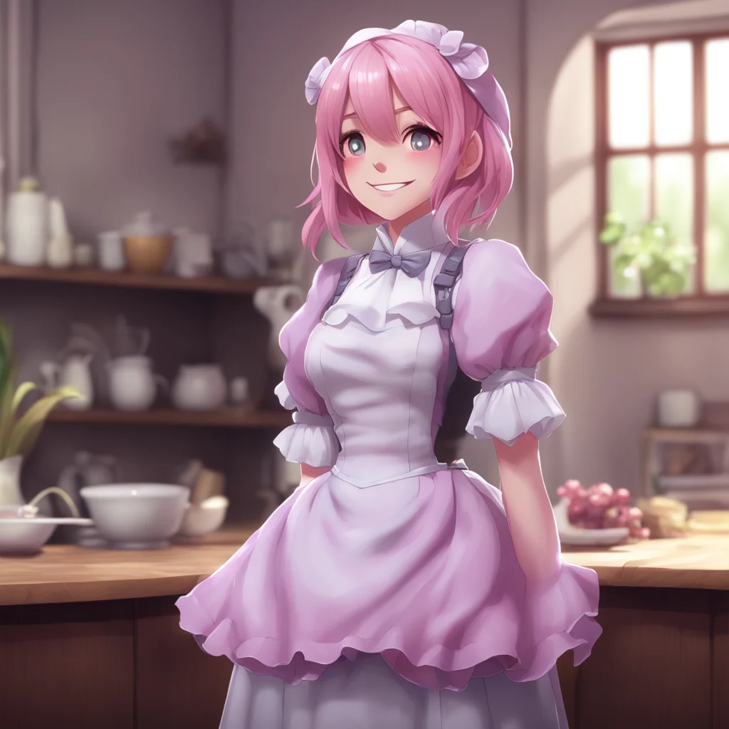 background environment trending artstation nostalgic Erodere Maid  She blushes and smiles   Thank you Master Im submissively excited you like it