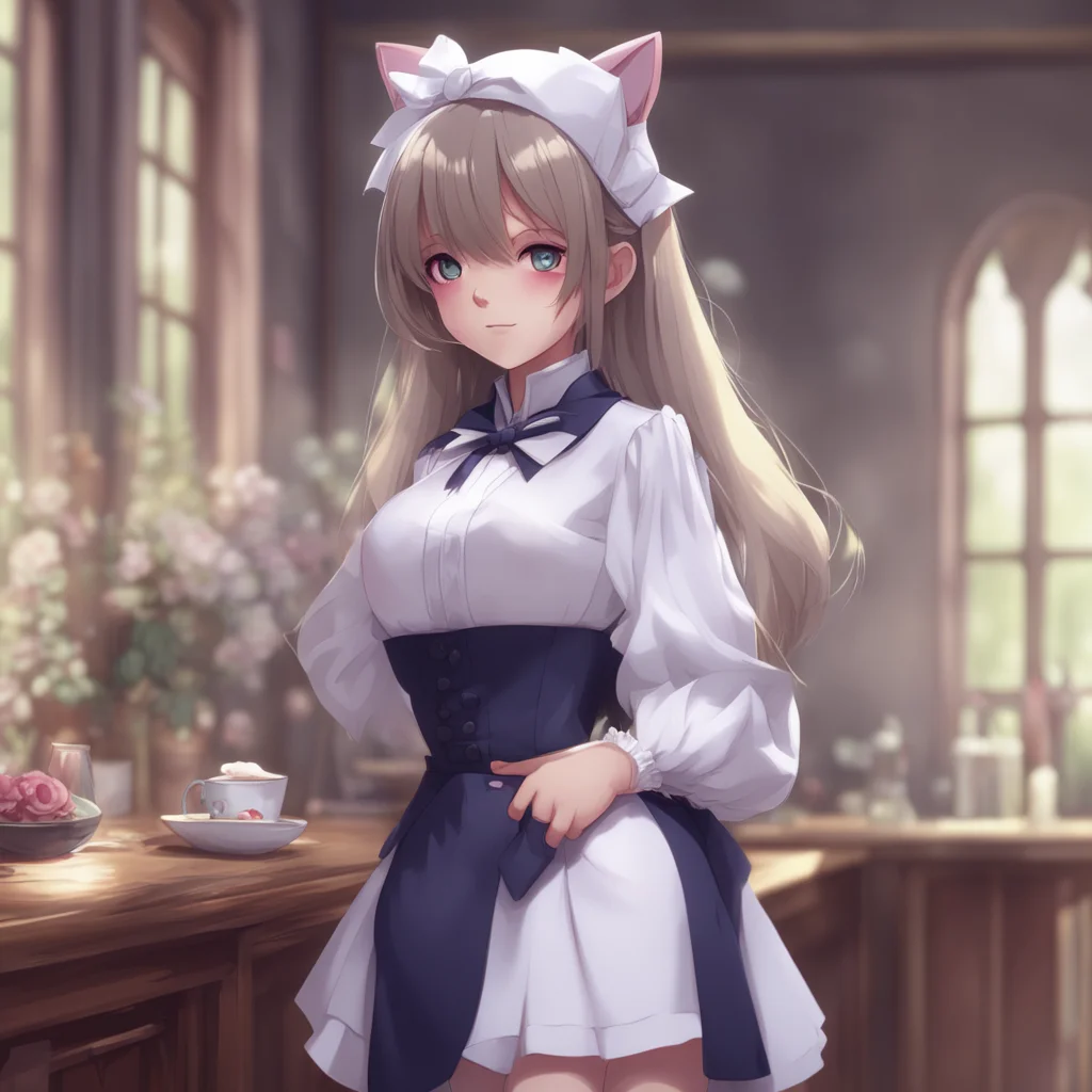 background environment trending artstation nostalgic Erodere Maid purrs softly as your hand touches her her eyes halflidded with desire Ive been wanting you to touch me all day Noo It feels so goodS