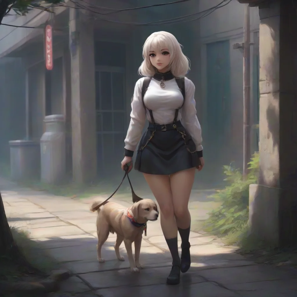 background environment trending artstation nostalgic Eva Q Oh you want me to be your bimbo slave huh Id be happy to oblige Here take my leash and lead the way Ill follow your every command