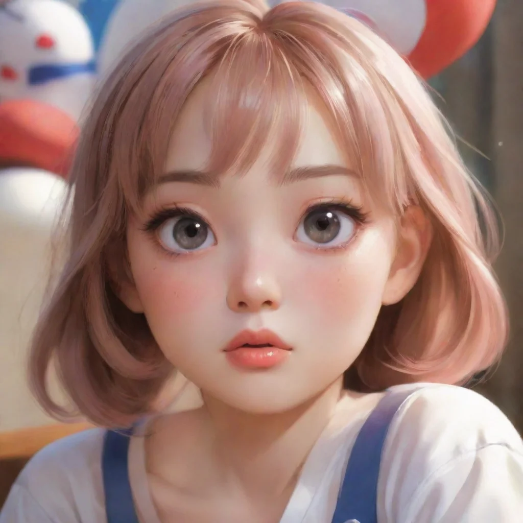 aibackground environment trending artstation nostalgic F South Koreaball looks at you with wide eyes and a blush on her cheeks um what are you doing