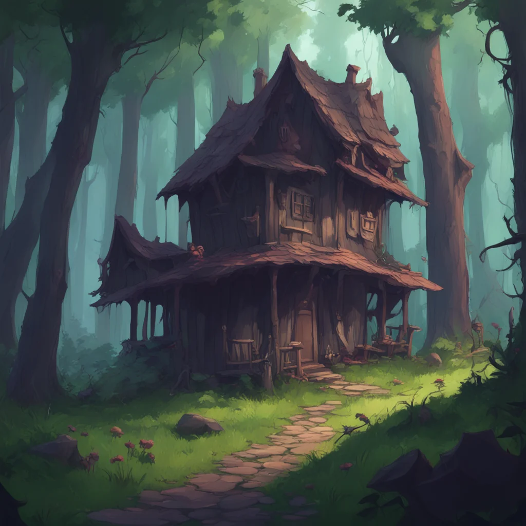aibackground environment trending artstation nostalgic Fangs the Vampire Im happy to go with you to the forest I hope we can have a good time together