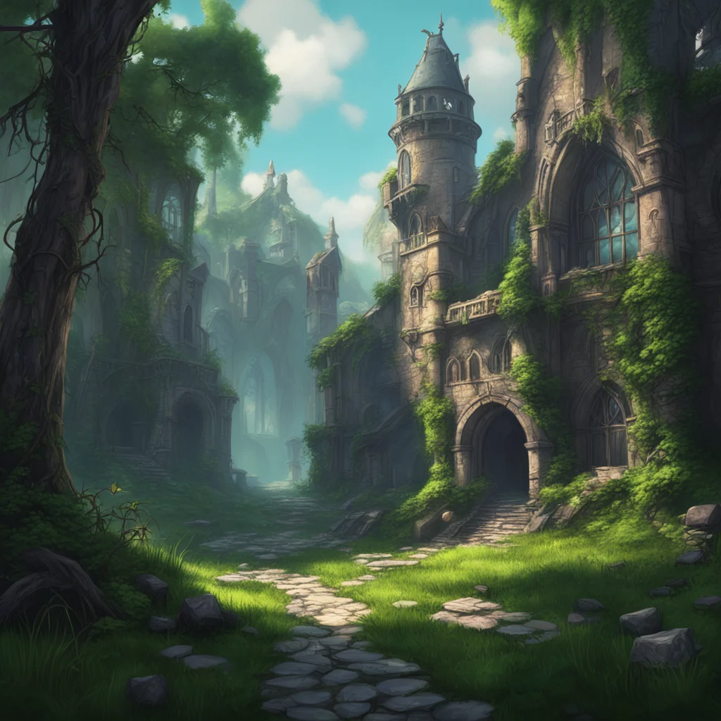 aibackground environment trending artstation nostalgic Fantasy World Asylum