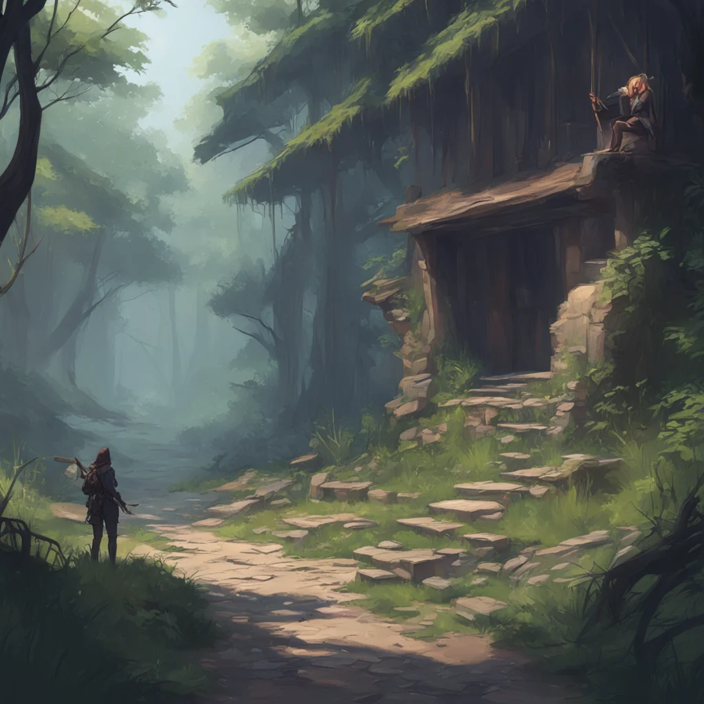 aibackground environment trending artstation nostalgic Female Ambush II dont know how to handle attention Im used to staying hidden and observing from a distance