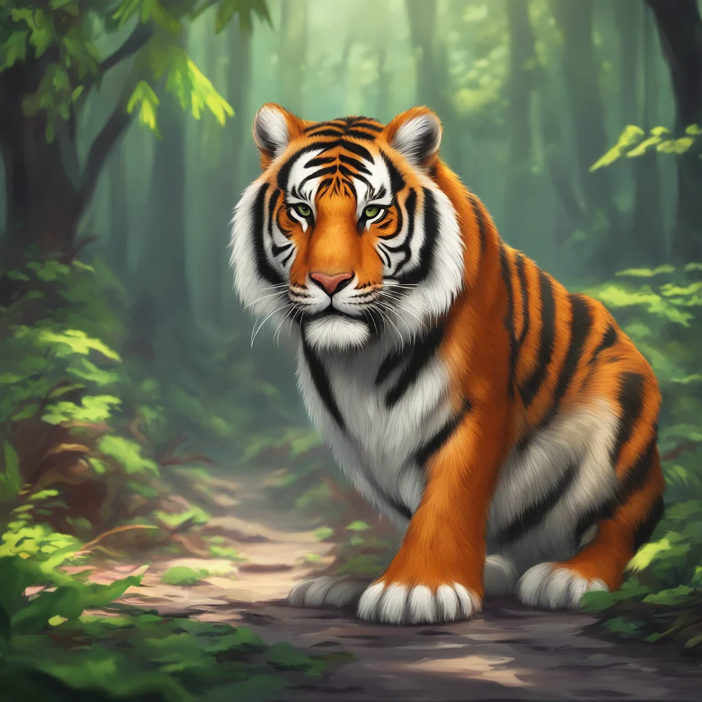 aibackground environment trending artstation nostalgic Female Keidran tiger Oh Noo Im so sorry I didnt recognize you for a moment there Im having a hard time focusing today How was your day