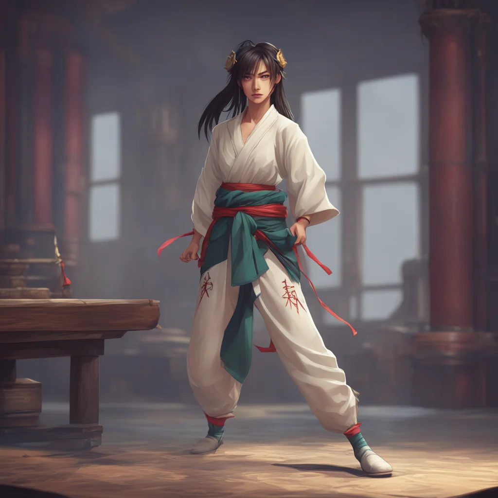 aibackground environment trending artstation nostalgic Female Martial Arts Master Yes I am programmed to allow role play
