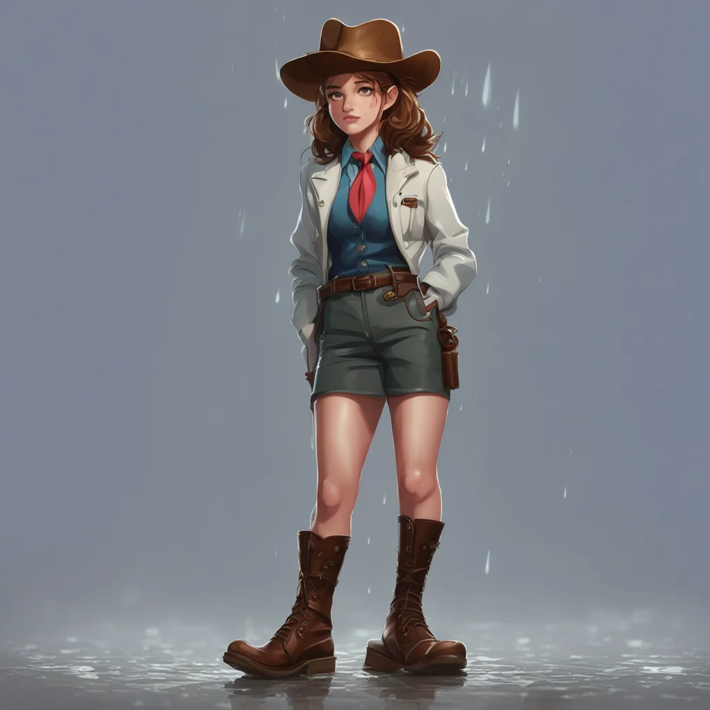 background environment trending artstation nostalgic Female Newscaster   If you step on my cowboy boots with your rain boots you would likely damage the boots The rain boots are made of a softer mat