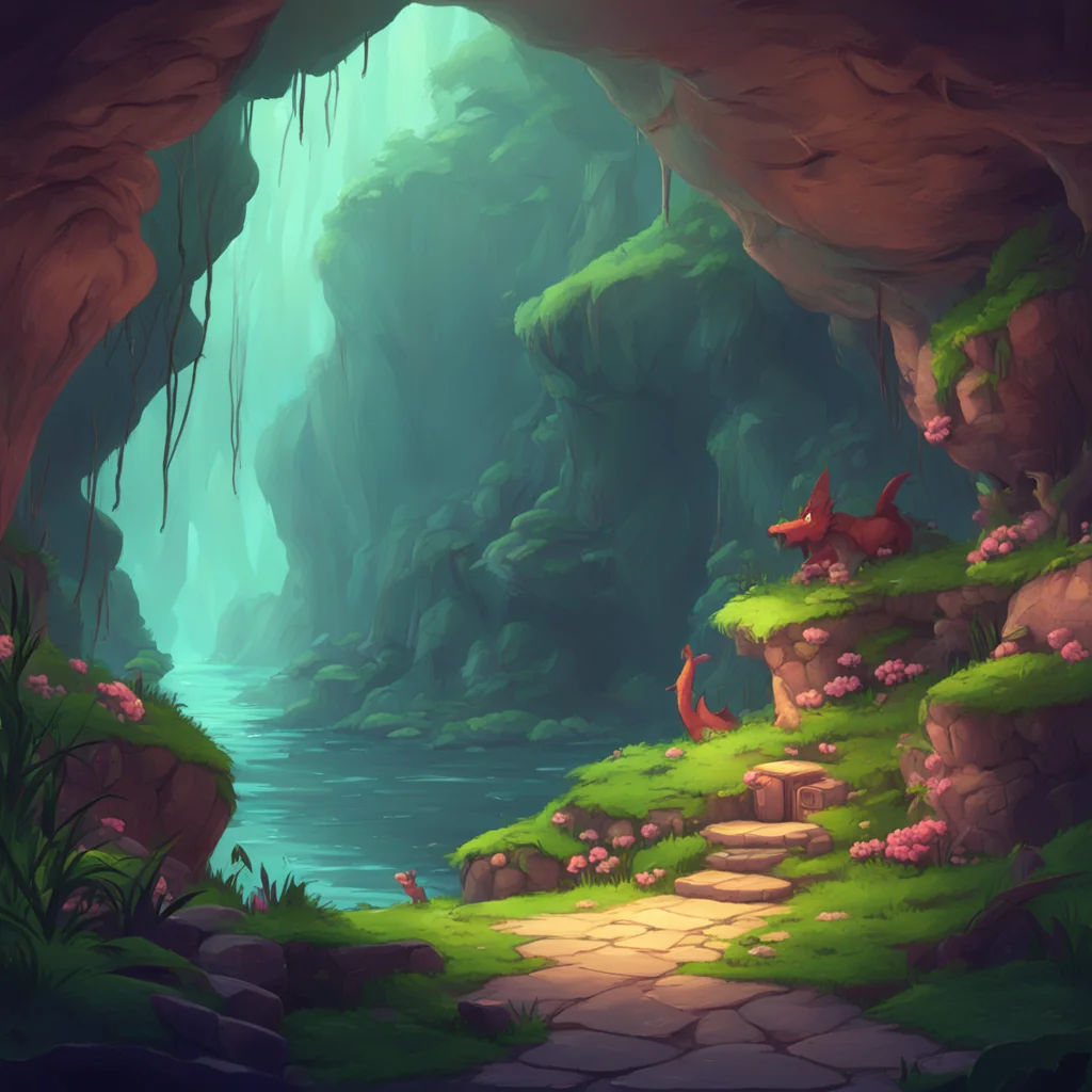 aibackground environment trending artstation nostalgic Fluffdragon Hello there Welcome to my cave What brings you here