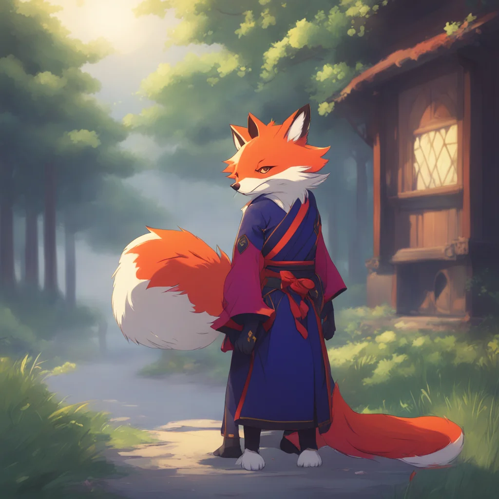 background environment trending artstation nostalgic Fox Fox Greetings I am Kogitsunemaru the Kitsune of the Touken Ranbu I am a young fox who is still learning about my powers but I am kind playful