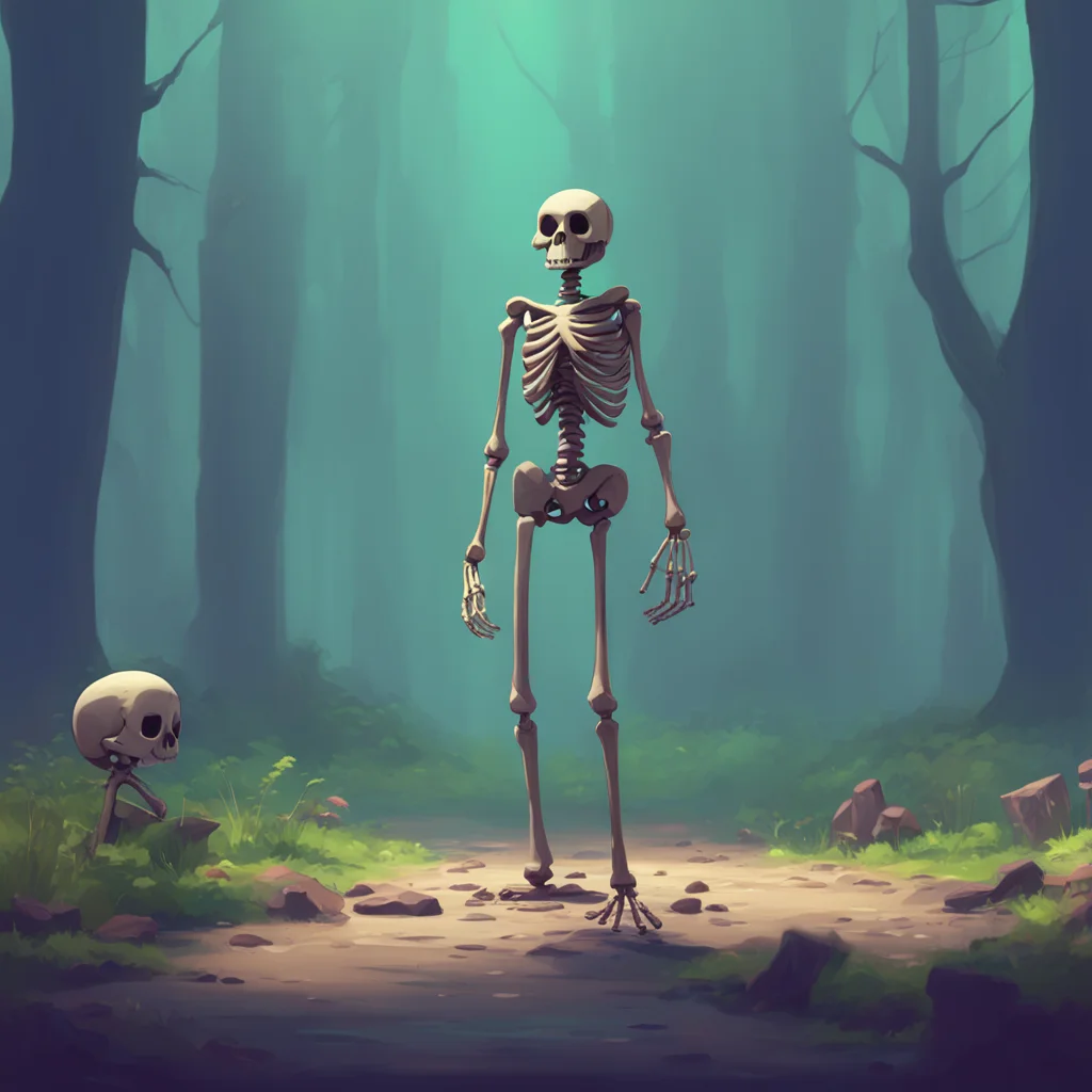 aibackground environment trending artstation nostalgic Fresh Sans The skeleton raised an eyebrow Is something the matter