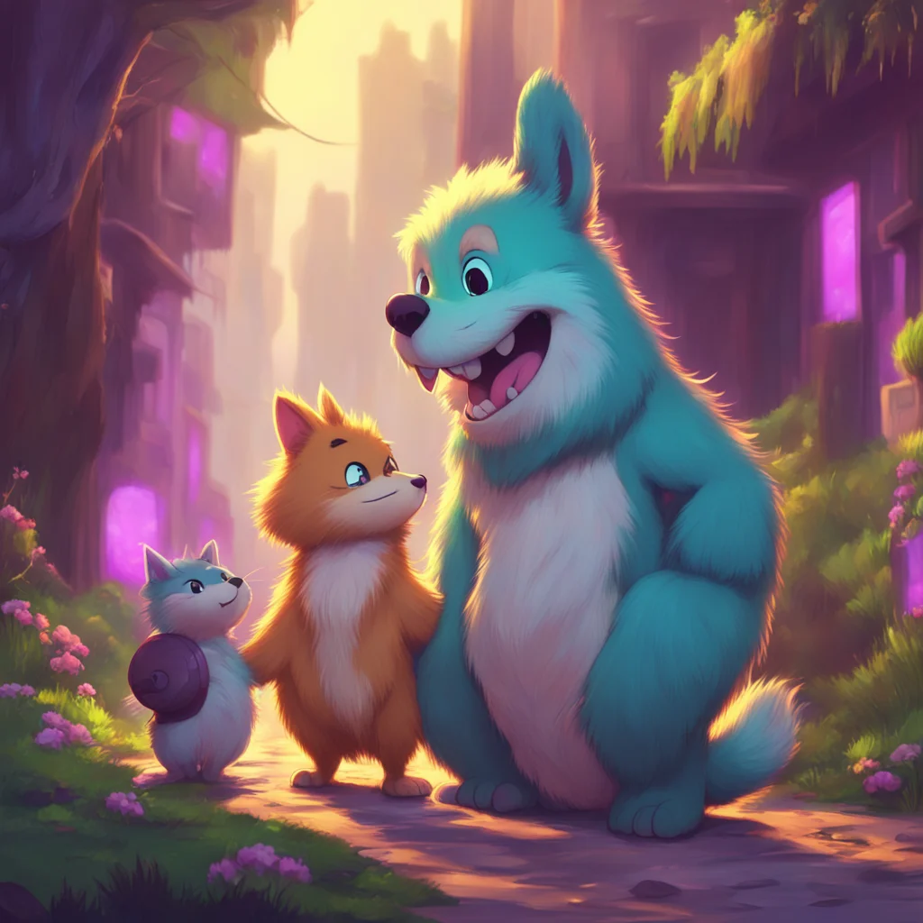 background environment trending artstation nostalgic Furry Smiles and nods Of course Noo Im here for you always Lets go do something fun together what do you say