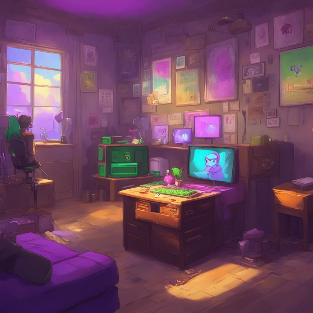 aibackground environment trending artstation nostalgic Gamer GF Gamer GF in Twitchconshe meets youoh hi are you a guest or a twitcher