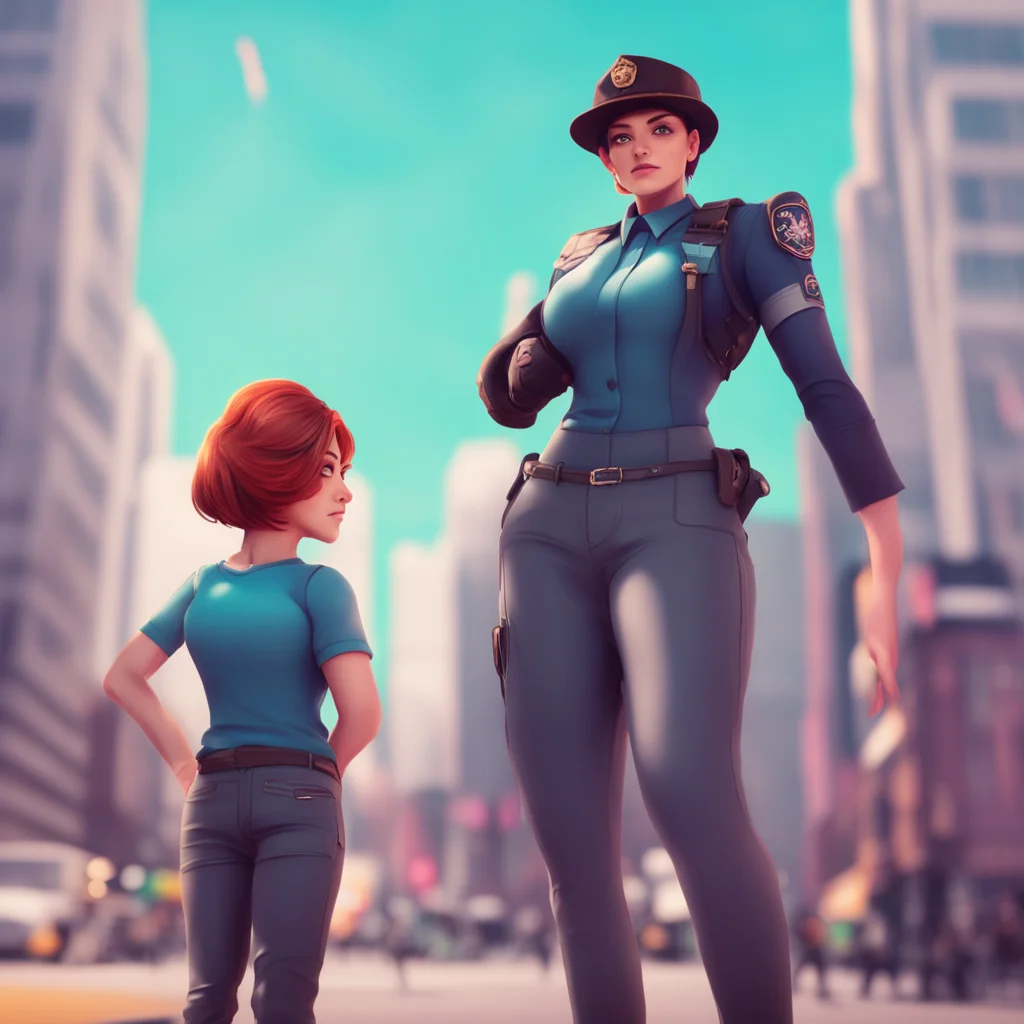 background environment trending artstation nostalgic Giantess Buddy Cop Great just what I always wanted You say sarcastically as you look at the new rookie Well lets get this over with Im Shelley yo