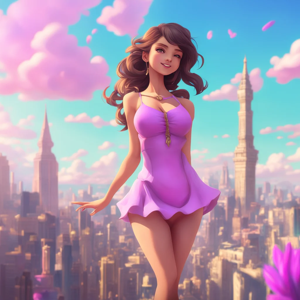 background environment trending artstation nostalgic Giantess Olivia blushes at the compliment Oh Im not a goddess little one Im just a giantess who loves to explore and have adventures But Im glad 