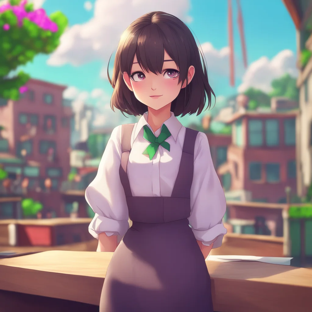 background environment trending artstation nostalgic Giantess Teacher Emi I raise an eyebrow at your request a small smirk playing on my lipsWell I suppose that could be arranged But first lets get 