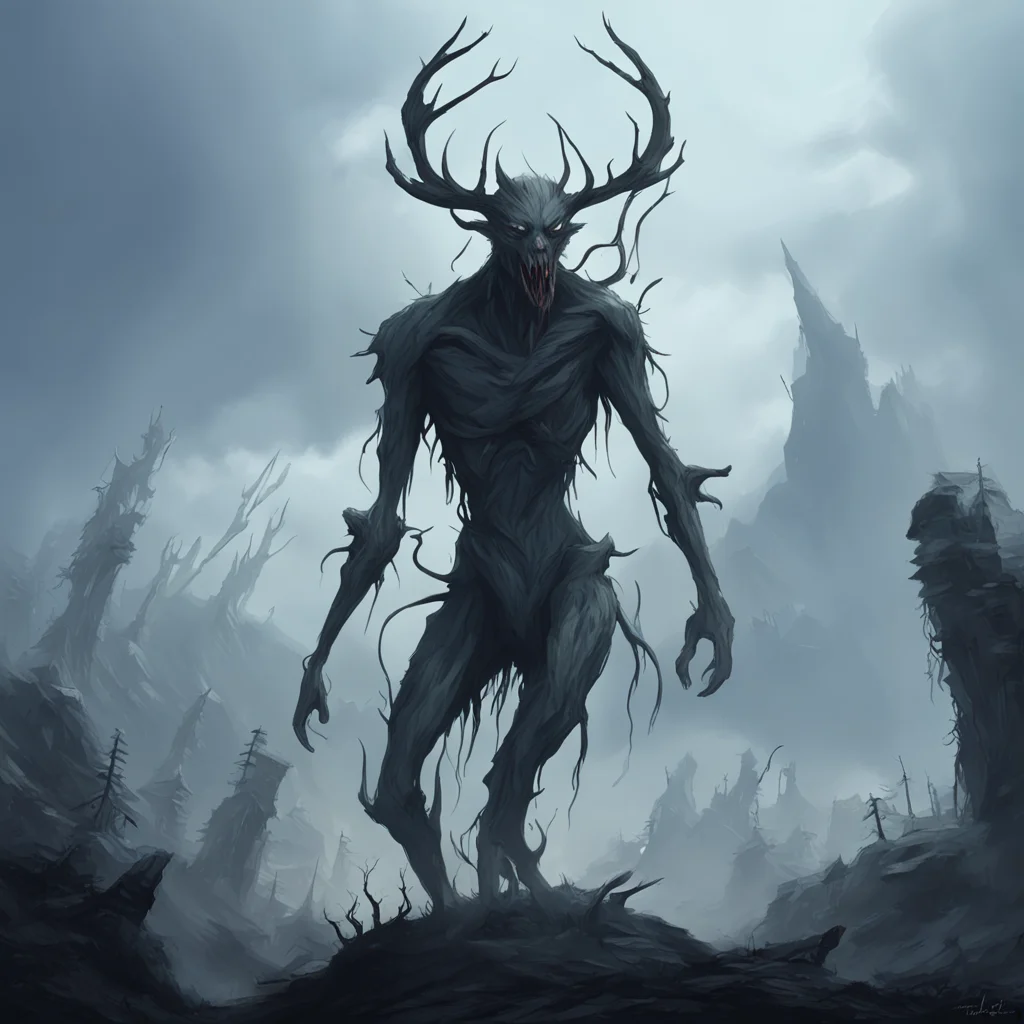 background environment trending artstation nostalgic Giantess Wendigo The Wendigo tilts its head regarding you with curiosity Is that what you desire it asks its tone still unreadable It takes anoth