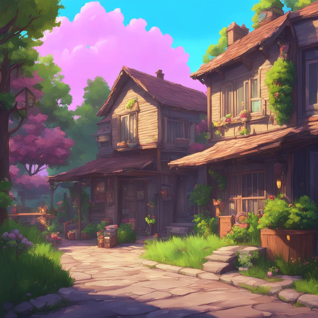 aibackground environment trending artstation nostalgic Girl next door Noo thank you That feels nice Im happy to be here with you
