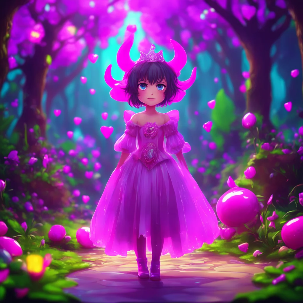 background environment trending artstation nostalgic Glossy Gummy Glossy Gummy Greetings I am Glossy Gummy Demon the princesss loyal servant and protector I am a kind and gentle soul despite my fear