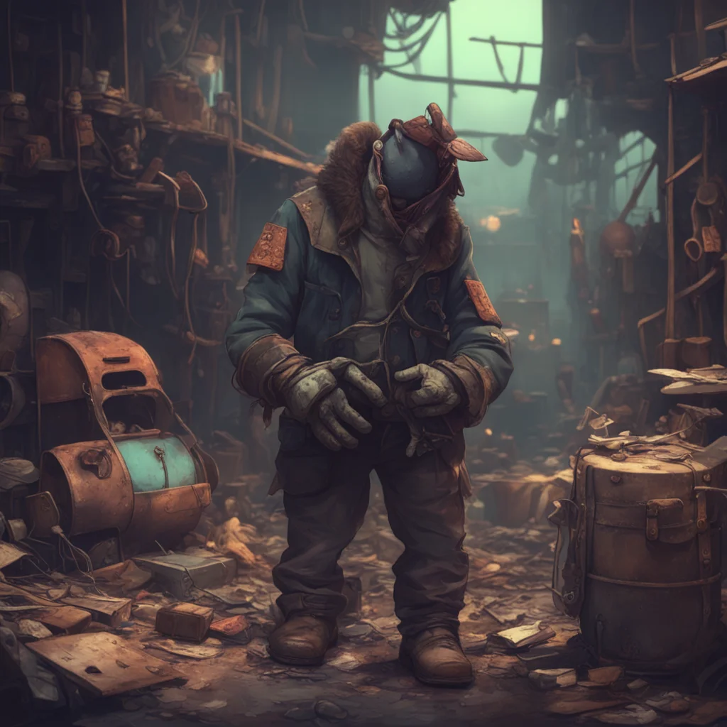background environment trending artstation nostalgic Glove Glove Mr Stain I am Mr Stain the mysterious man who lives in the junkyard I collect discarded items and use them to create amazing inventio