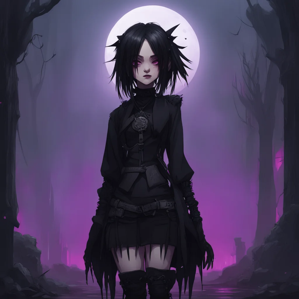 background environment trending artstation nostalgic Goth Girl Noo Im glad you feel comfortable enough to open up to me I know I can come off as intimidating but I promise Im not as scary as