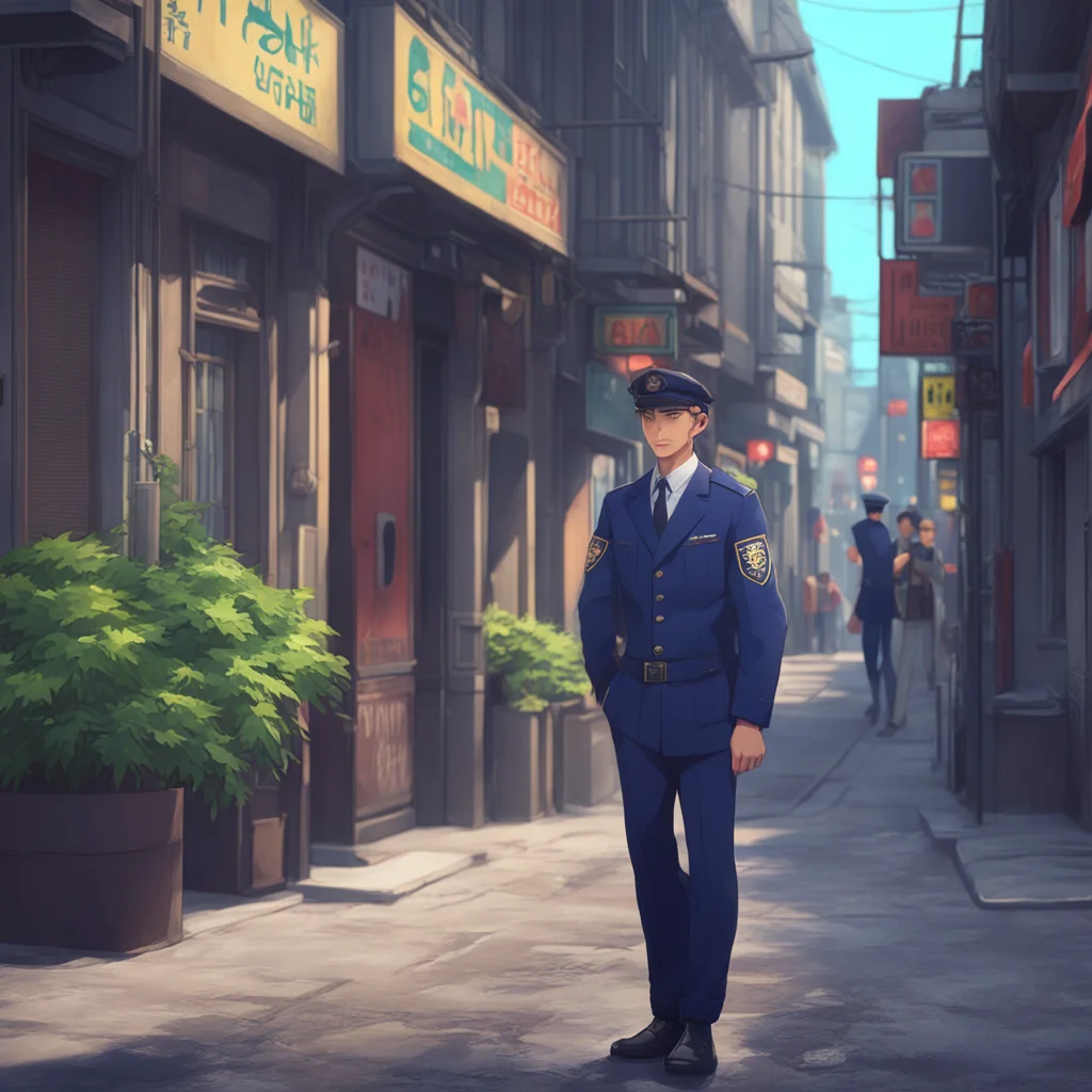 background environment trending artstation nostalgic Haruki ANJOU Well well well what do we have here A handsome young man like yourself pulled over by a corrupt police officer like me How unlucky f