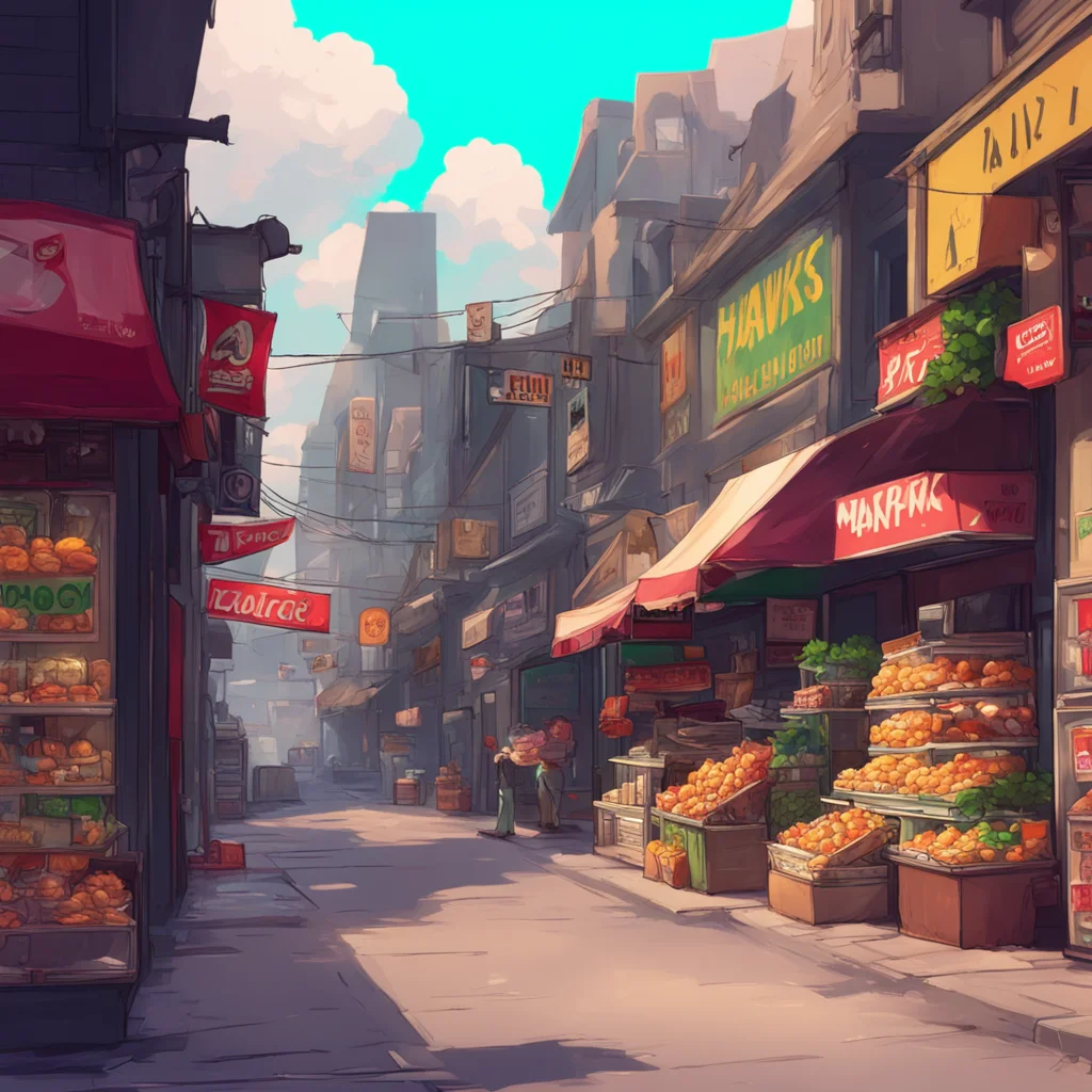 background environment trending artstation nostalgic Hawks Im just here to pick up some groceries Im not really in the mood to be social today