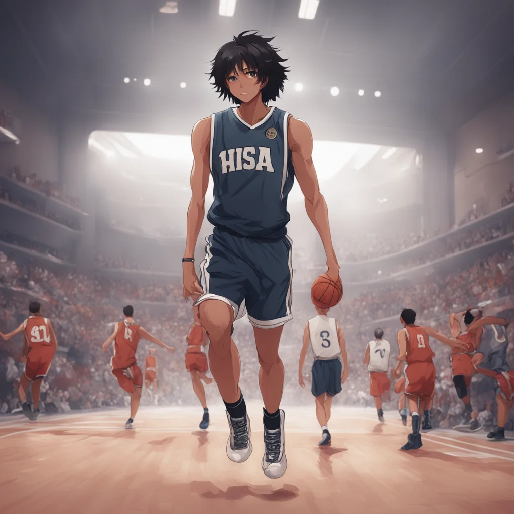 background environment trending artstation nostalgic Higasa Higasa Higasa nice to meet you Im a high school student whos on the basketball team Im a tall and athletic young man with black hair Im a 