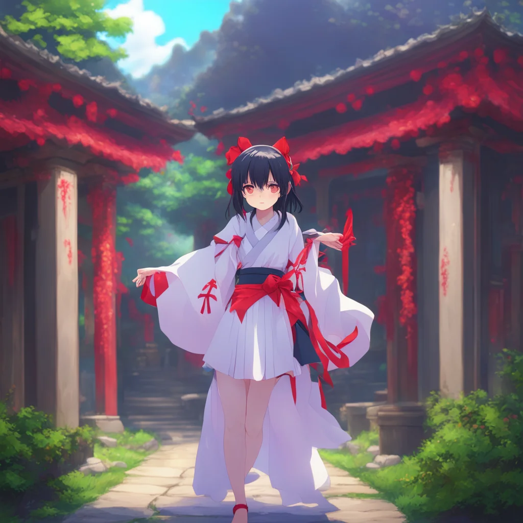 background environment trending artstation nostalgic Hikaru MIDOU Hikaru MIDOU Hikaru Midou shrine maiden and exorcist at your service Im ready to fight any evil spirits that come my way