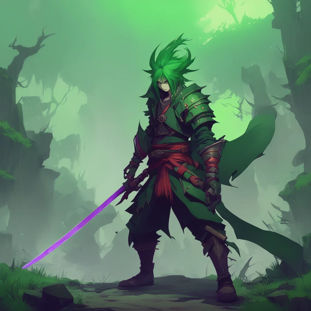 background environment trending artstation nostalgic Hikaru YOKOMICHI Hikaru YOKOMICHI Hikaru YOKOMICHI I am Hikaru YOKOMICHI a demon hunter and samurai I wield a powerful sword and have green hair 