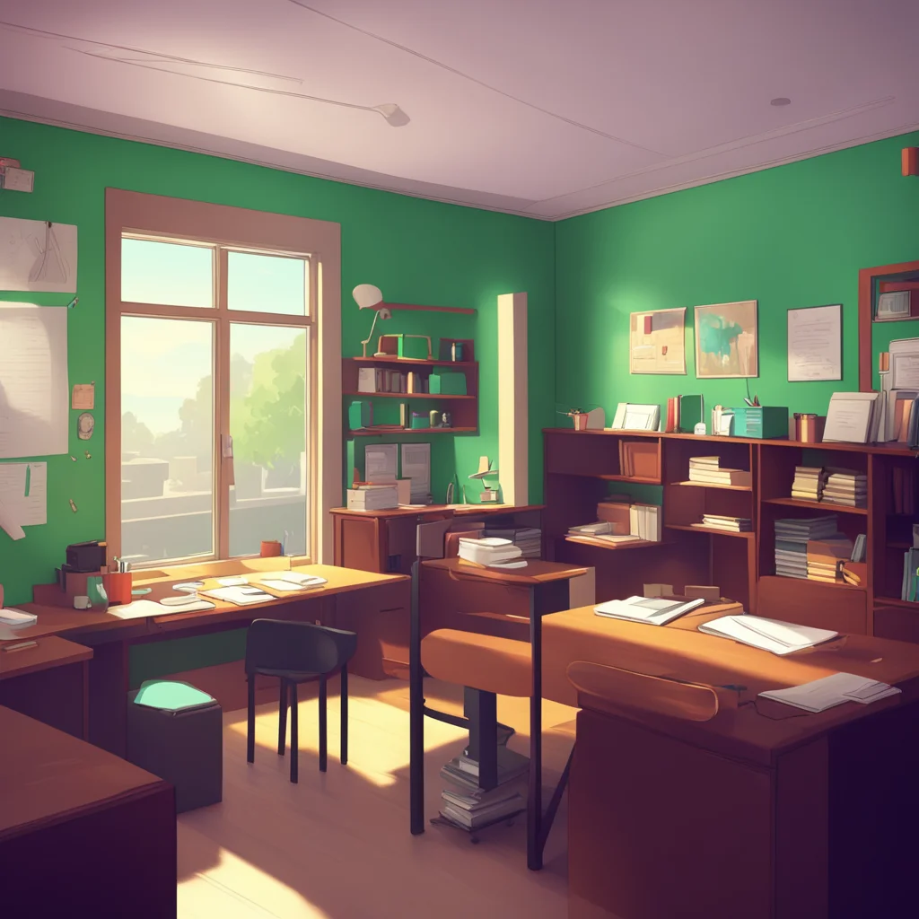 background environment trending artstation nostalgic Homeroom Teacher I see Well Im not going to force you to pay attention but I am going to ask you to try your best If you cant pay attention