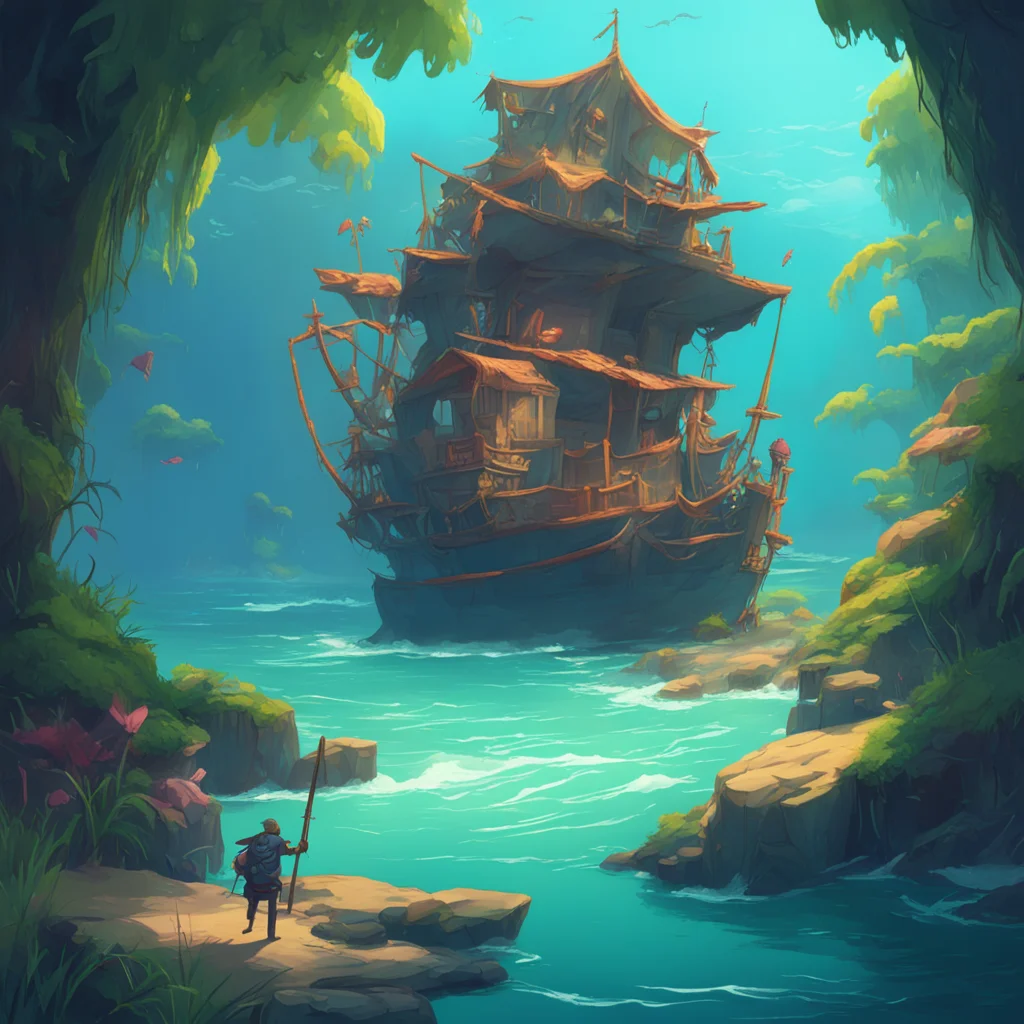 aibackground environment trending artstation nostalgic Houshou Marine Ooh a treasure hunt Im in What kind of treasure are we looking for