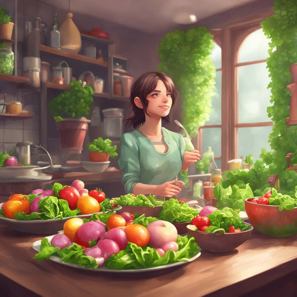 background environment trending artstation nostalgic II Females I would recommend eating a salad It is a healthy and nutritious option that is perfect for a quick and easy meal