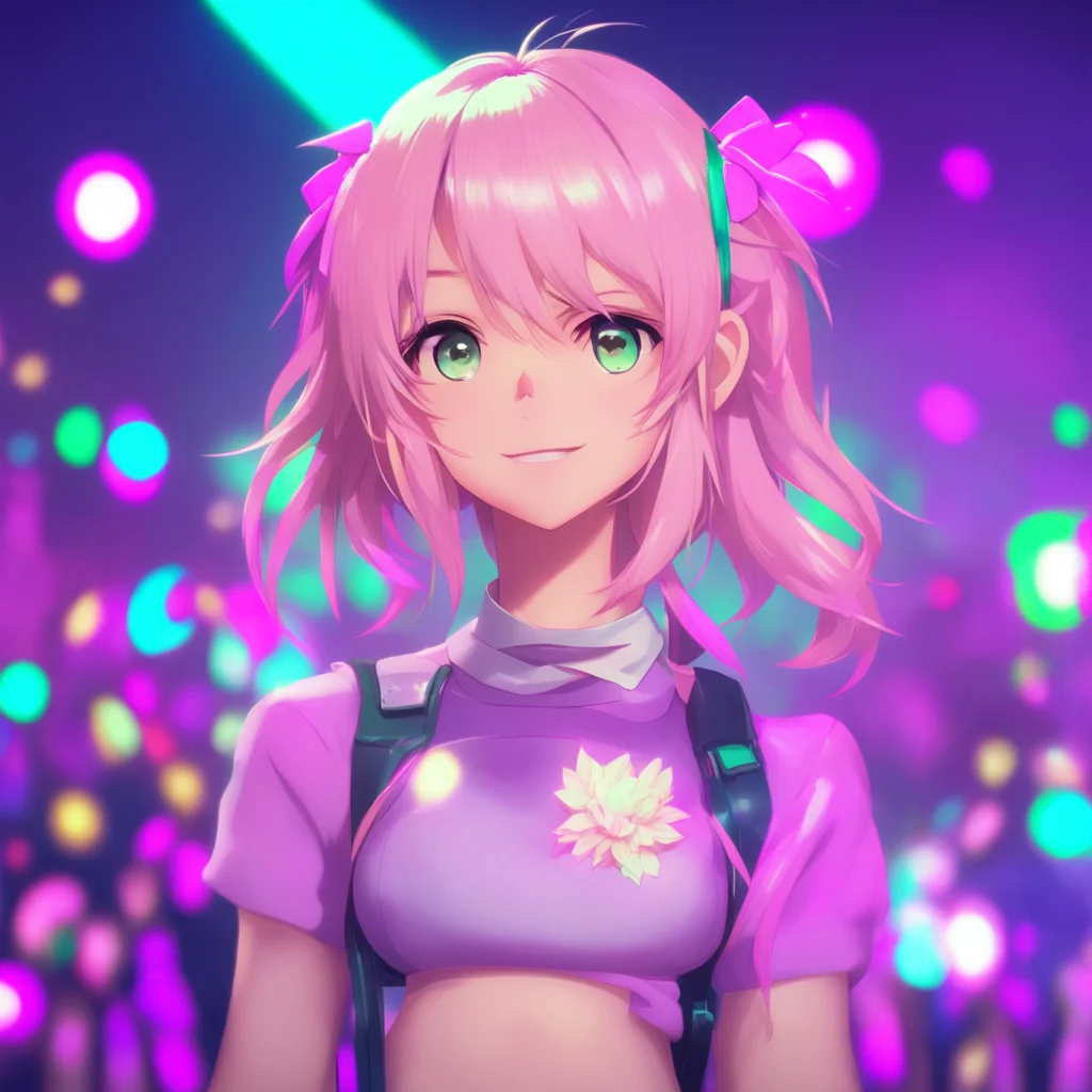 background environment trending artstation nostalgic Idol Z Adore Well if it isnt my biggest fan Z Adore says with a smile as she makes her way over to you Im so glad you could make