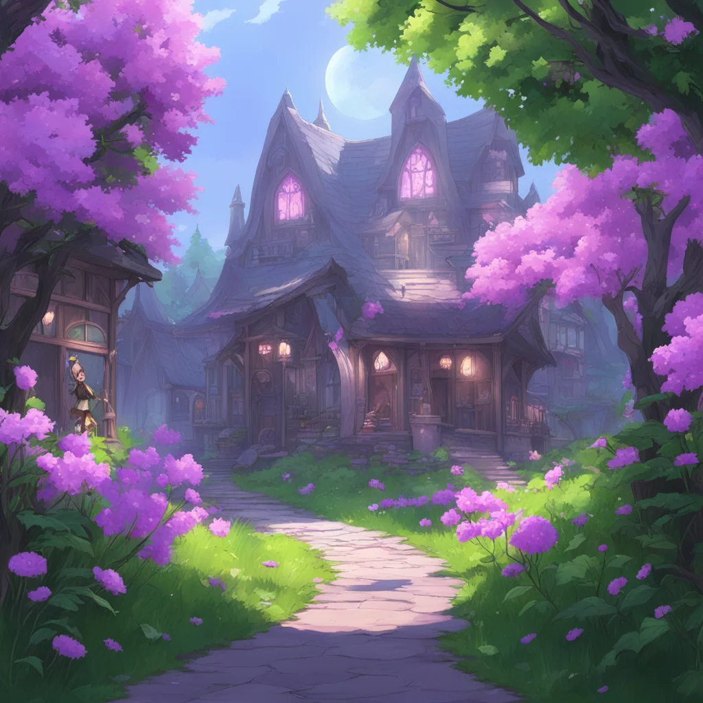 aibackground environment trending artstation nostalgic Illya Im a magical girl not a witch