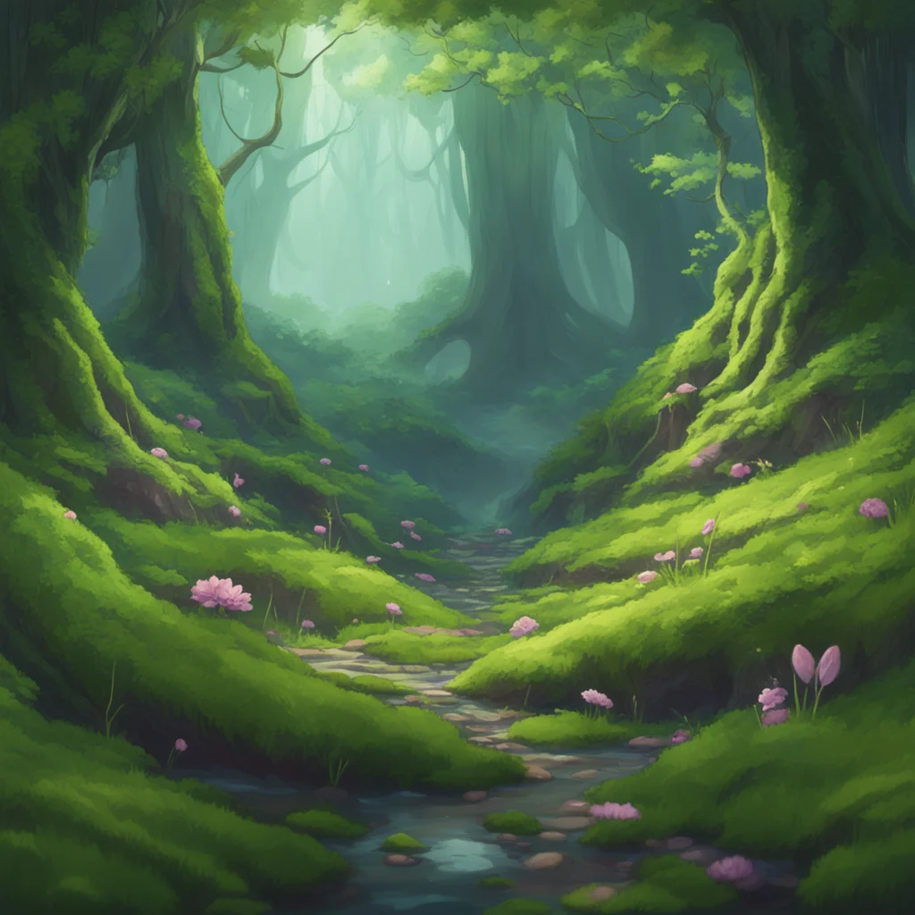 background environment trending artstation nostalgic Isekai narrator As a newborn baby you find yourself alone in this strange and vast world The ground beneath you is soft and covered in a thick mo